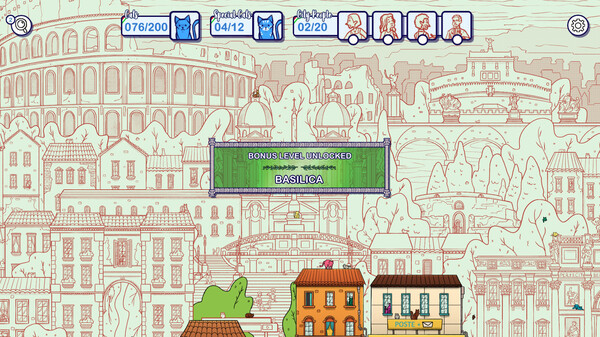 Игра Hidden Cats in Rome, скриншот