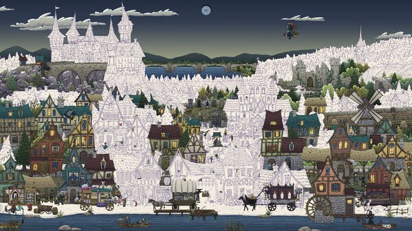 Игра Hidden Cats in Spooky Village, скриншот