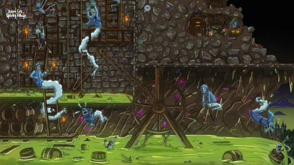 Игра Hidden Cats in Spooky Village, скриншот