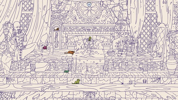 Игра Hidden Cats in Spooky Village, скриншот