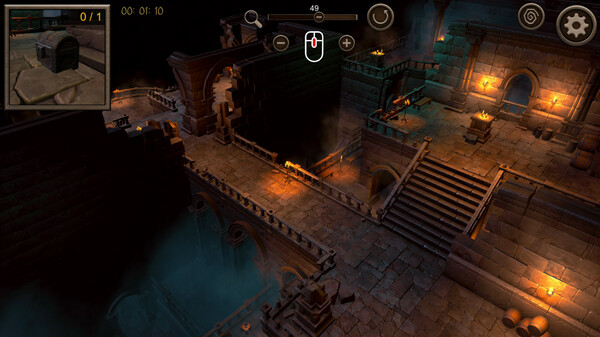 Игра Hidden Dungeon Top-Down 3D, скриншот