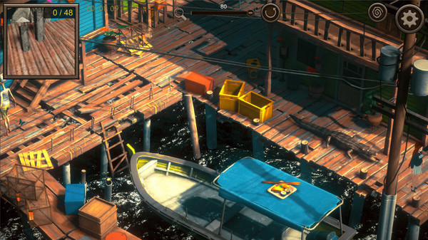 Игра Hidden Floating City Top-Down 3D, скриншот