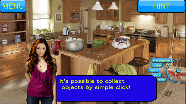 Игра Hidden Object - Sweet Home, скриншот