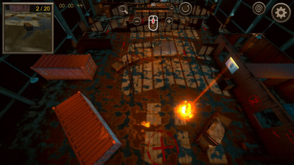 Игра Hidden Storehouse Top-Down 3D, скриншот