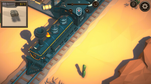 Игра Hidden Western Top-Down 3D, скриншот