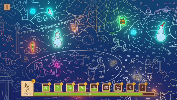 Игра Hidden Winter Things, скриншот
