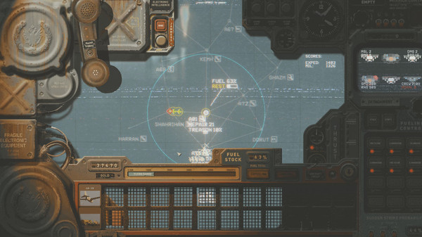 Игра HighFleet, скриншот