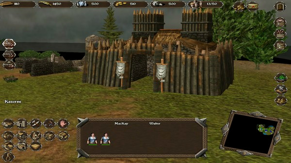 Игра Highland Warriors, скриншот