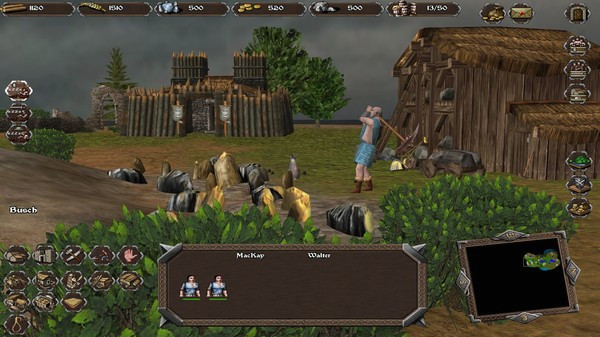 Игра Highland Warriors, скриншот