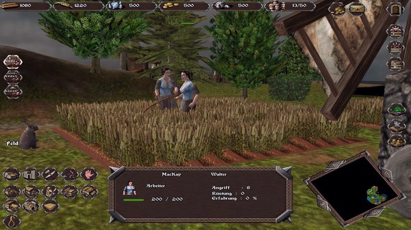 Игра Highland Warriors, скриншот