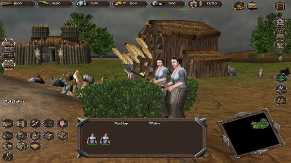 Игра Highland Warriors, скриншот