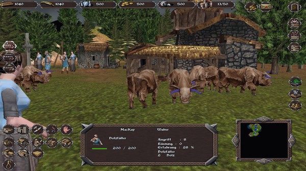 Игра Highland Warriors, скриншот