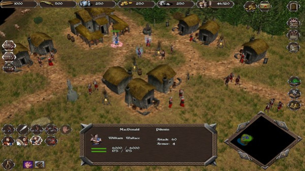 Игра Highland Warriors, скриншот