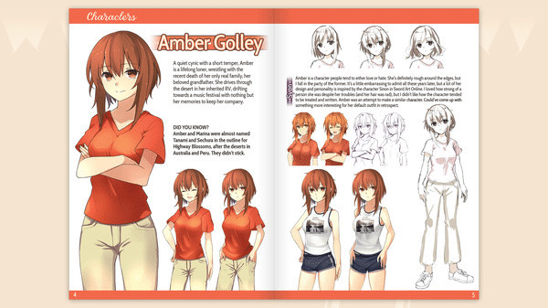 Игра Highway Blossoms - Official Artbook, скриншот