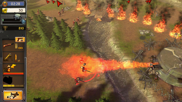 Игра Hills Of Glory 3D, скриншот