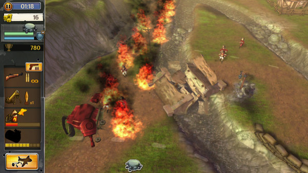 Игра Hills Of Glory 3D, скриншот