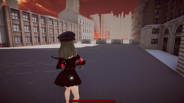 Игра Hitler Waifu, скриншот