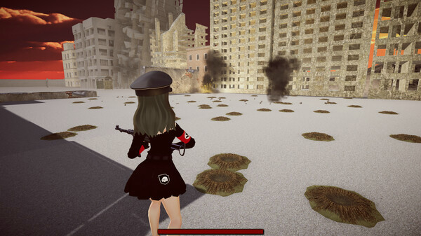Игра Hitler Waifu, скриншот