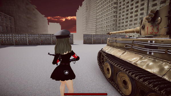 Игра Hitler Waifu, скриншот