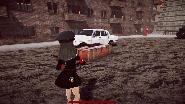 Игра Hitler Waifu, скриншот