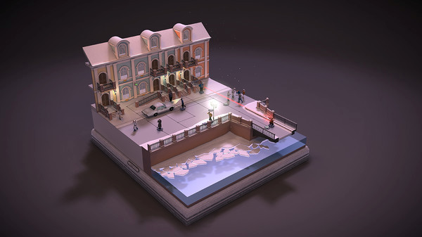 Игра Hitman GO, скриншот