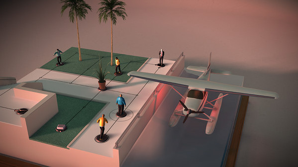 Игра Hitman GO, скриншот