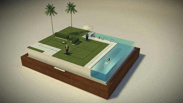 Игра Hitman GO, скриншот