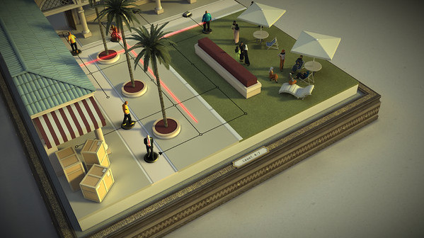 Игра Hitman GO, скриншот