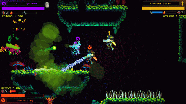 Игра Hive Jump, скриншот