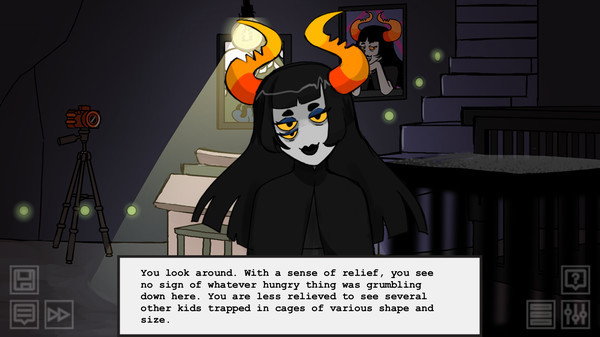 Игра Hiveswap Friendsim, скриншот
