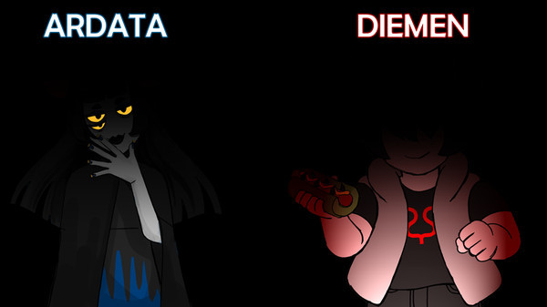Игра Hiveswap Friendsim, скриншот