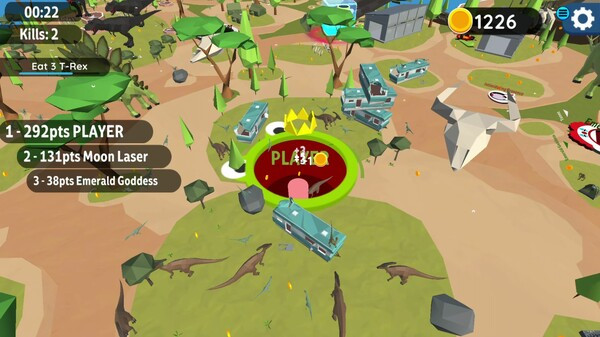 Игра Hole io, скриншот
