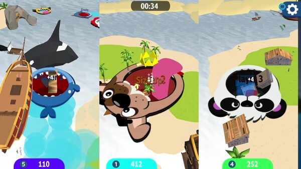 Игра Hole io, скриншот