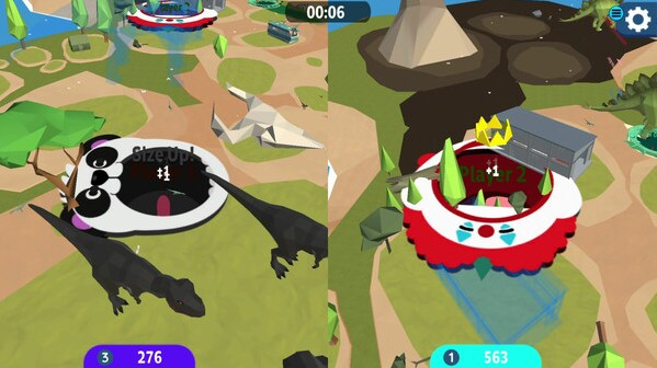 Игра Hole io, скриншот