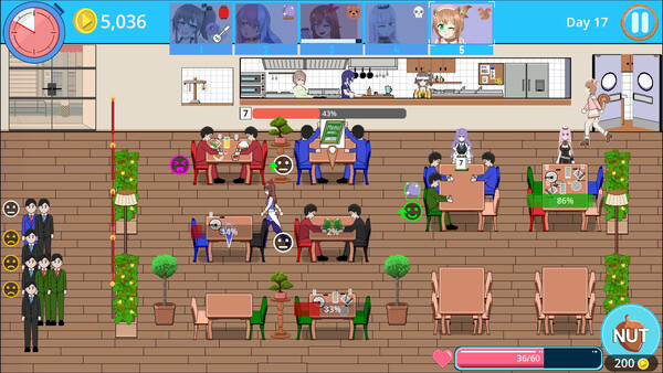Игра HoloCafe, скриншот