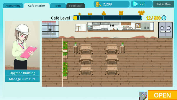 Игра HoloCafe, скриншот