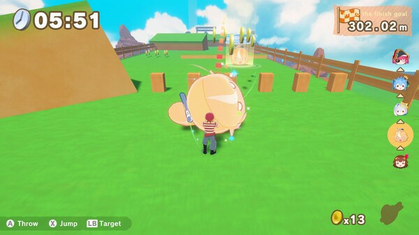 Игра ホロライブごろごろマウンテン, скриншот