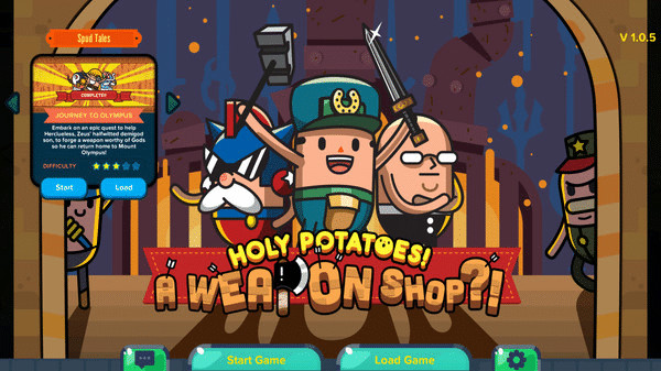 Игра Holy Potatoes! A Weapon Shop?! - Spud Tales: Journey to Olympus, скриншот