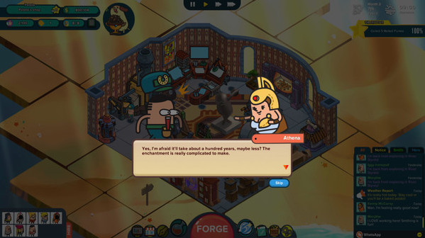 Игра Holy Potatoes! A Weapon Shop?! - Spud Tales: Journey to Olympus, скриншот