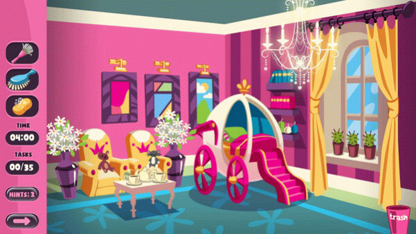 Игра Home Cleaning: Cozy Baby Cleanup, скриншот