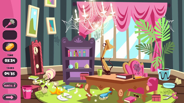 Игра Home Cleaning: Cozy Baby Cleanup, скриншот