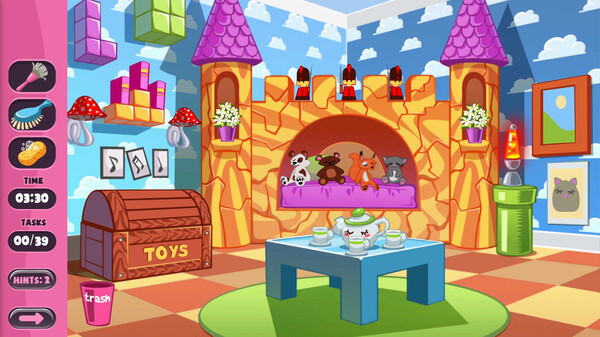 Игра Home Cleaning: Cozy Baby Cleanup, скриншот