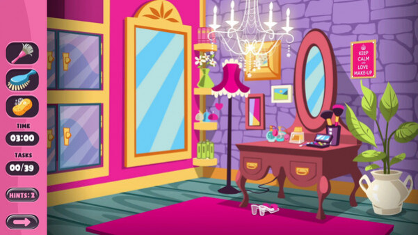 Игра Home Cleaning: Cozy Baby Cleanup, скриншот