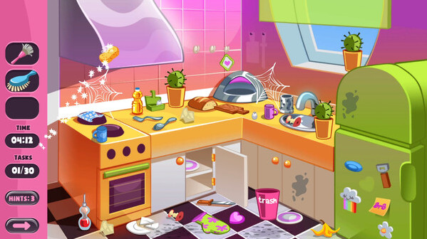 Игра Home Cleaning: Cozy Baby Cleanup, скриншот