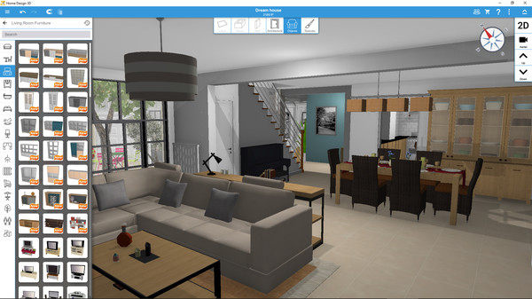 Игра Home Design 3D, скриншот