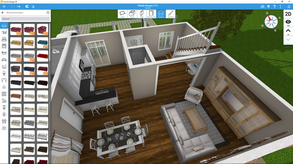 Игра Home Design 3D, скриншот