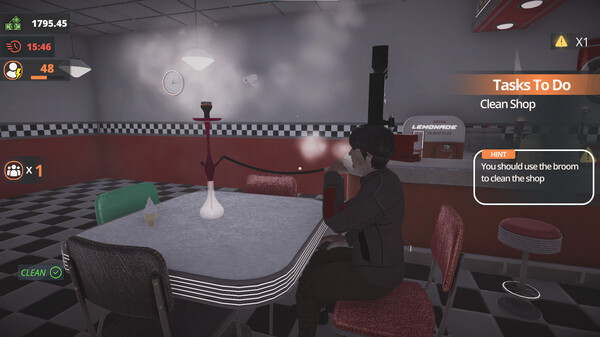 Игра Hookah Cafe Simulator, скриншот