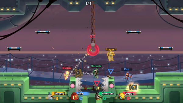 Игра Hookbots, скриншот