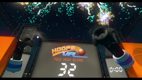 Игра Hoops VR, скриншот