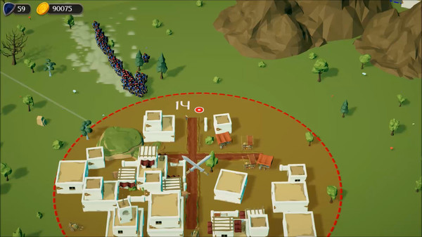 Игра HORDE ATTACK, скриншот